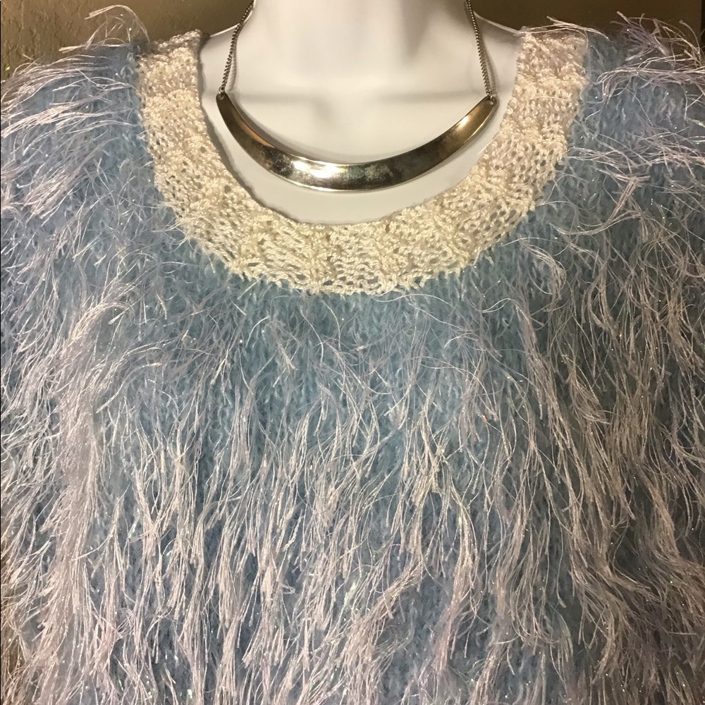 Baby Blue Vintage Sweater - Picture 2 of 5